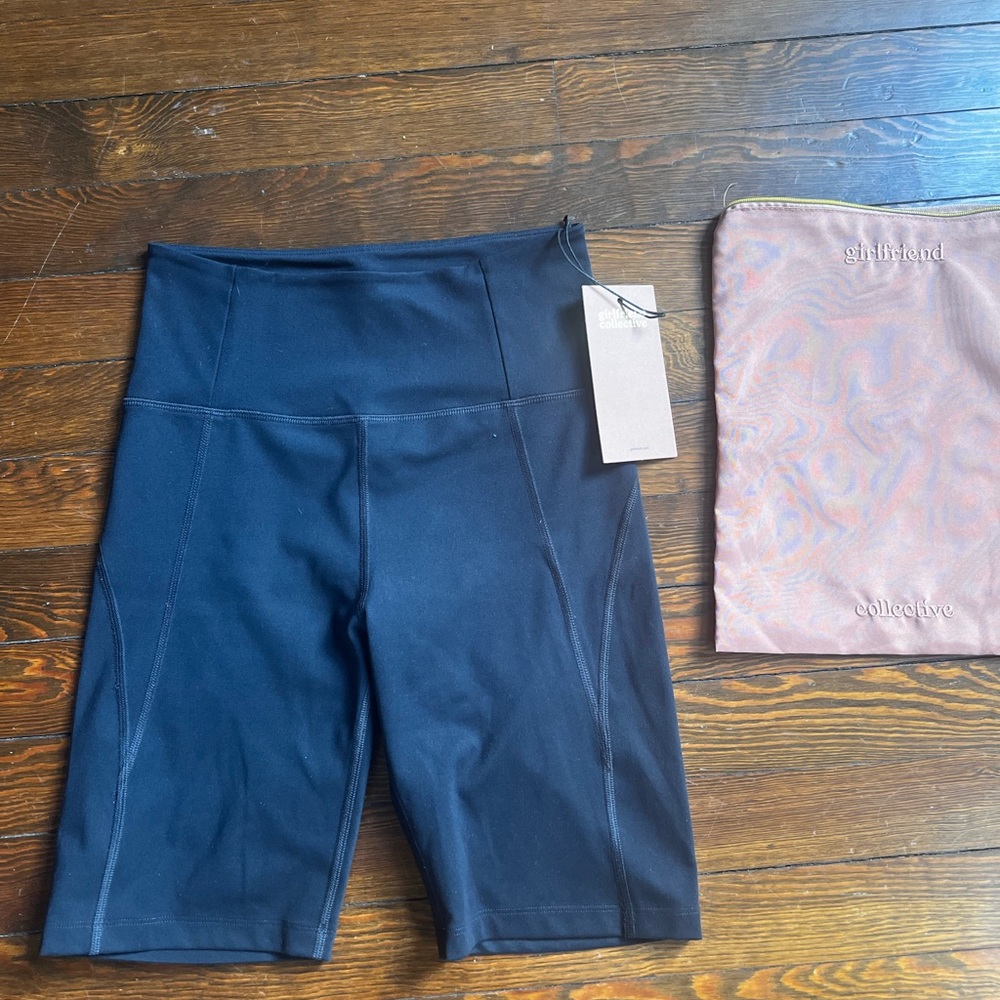 Girlfriend Collective High Rose Compressive Bike Short S